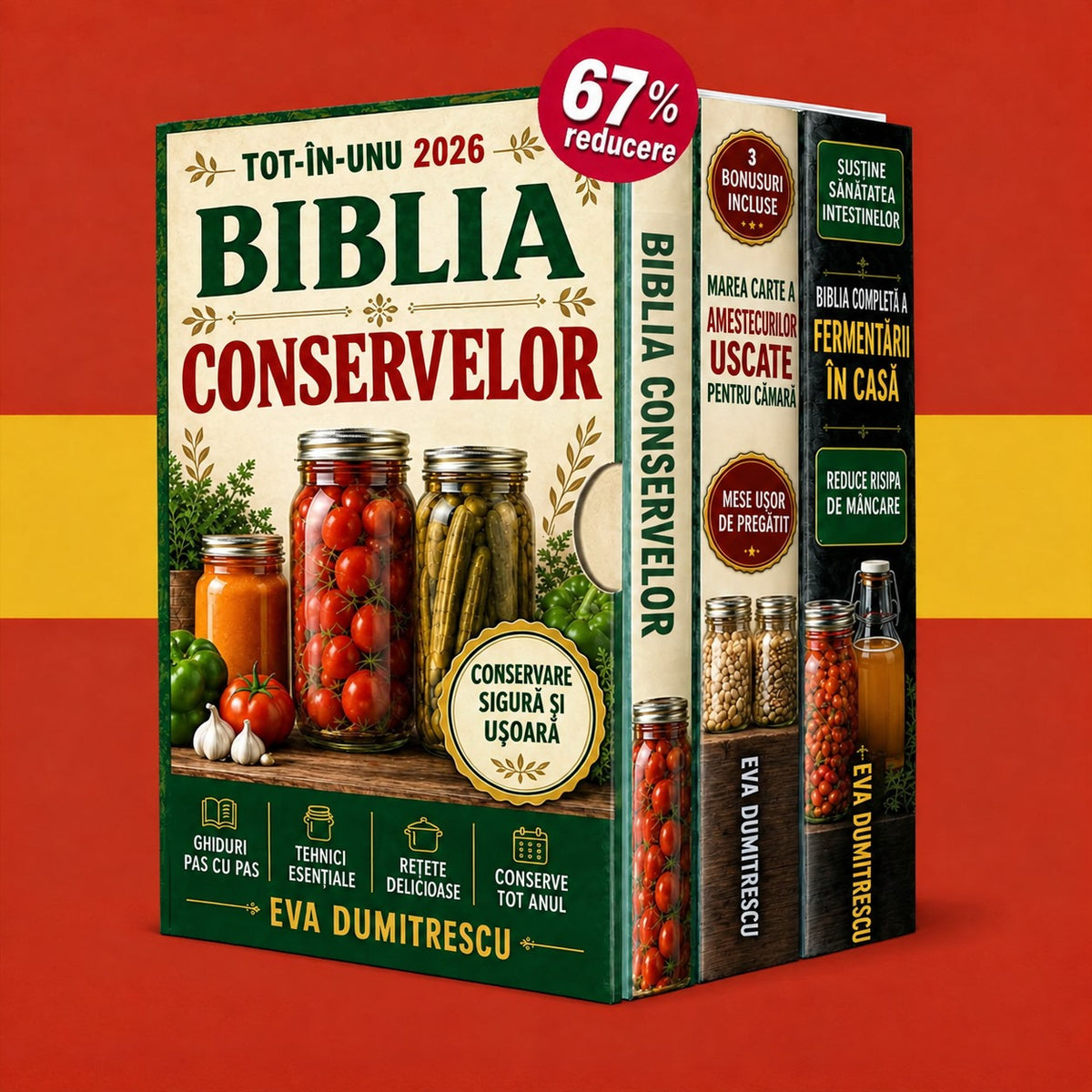 Biblia conservelor – Tot-în-unu 2026 + BONUSURI