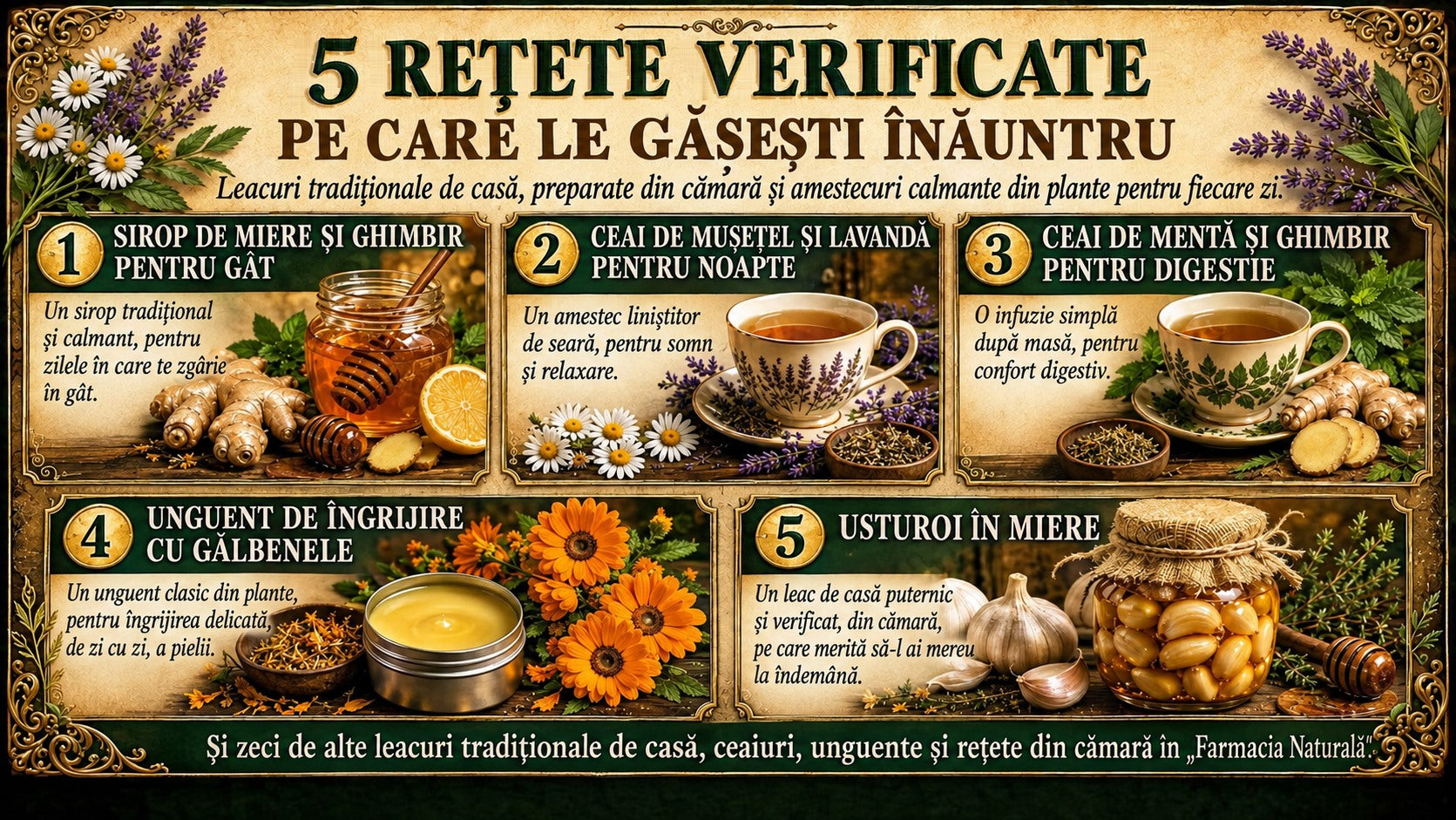 5 rețete testate din pachet
